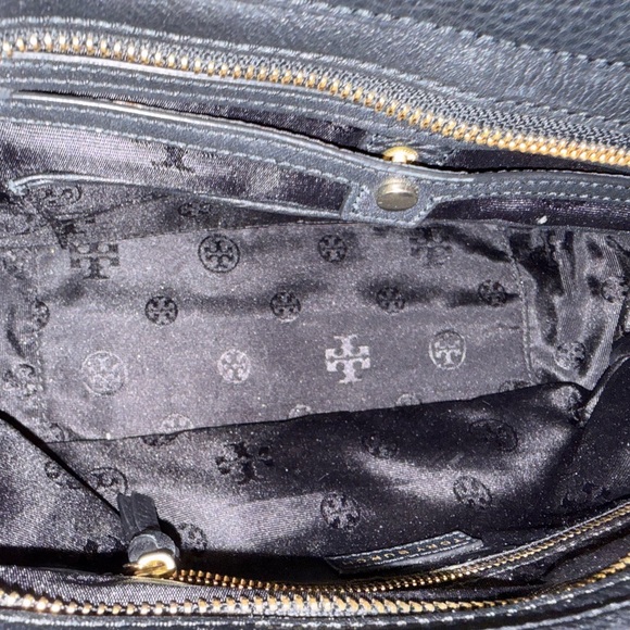 Tory Burch Black Leather Hand Bag - Picture 9 of 13